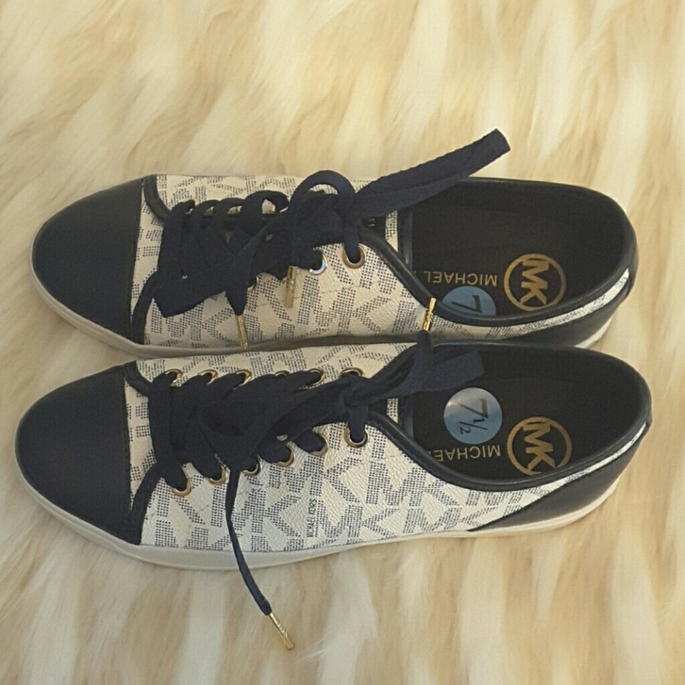 Michael  Kors city lade up sneakers blue/white - Picture 6 of 8